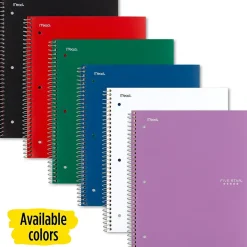 Five Star 5-Subject Subject Notebooks, 8.5" x 11", College Ruled, 200 Sheets (06112/06208)