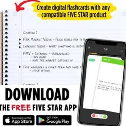 Five Star 5-Subject Subject Notebooks, 8.5