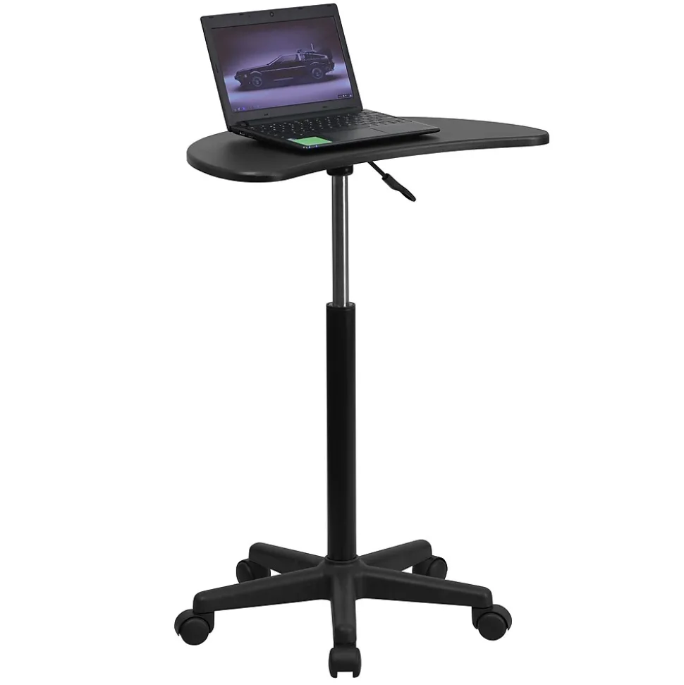 Flash Furniture 25" Laminate Laptop Desks Black (NANJN2792)
