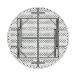 Flash Furniture 60"Dia. Folding Table, Granite White, 15/Pack (15DADYCZ154GW)