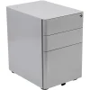 Flash Furniture 3-Drawer Cabinet, Legal & Letter Files, Gray, 21" (HZCHPL01GRY)
