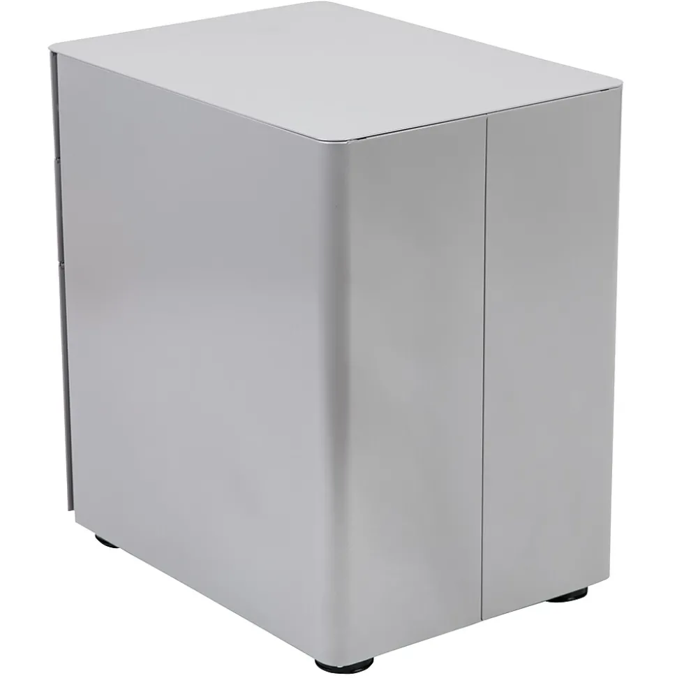 Flash Furniture 3-Drawer Cabinet, Legal & Letter Files, Gray, 21" (HZCHPL01GRY)