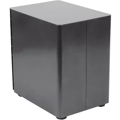 Flash Furniture 3-Drawer Cabinet, Legal & Letter Files, Black, 21