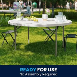 Flash Furniture Elon Folding Table, 59.75