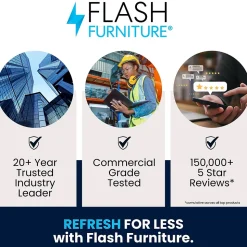 Flash Furniture Elon Folding Table, 59.75