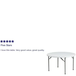 Flash Furniture Elon Folding Table, 48