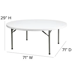 Flash Furniture Elon Folding Table, 71