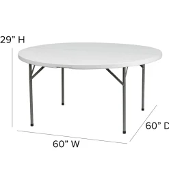 Flash Furniture Elon Folding Table, 60