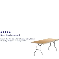 Flash Furniture Fielder Folding Table, 72