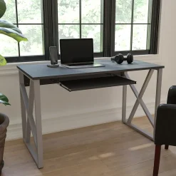 Flash Furniture Flash Furniture 48"W Computer Desk, Black (NANWK004)