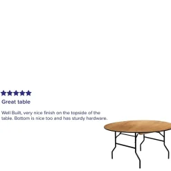 Flash Furniture Furman Folding Table, 60