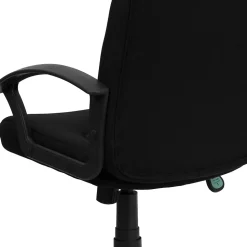 Flash Furniture Garver Fabric Swivel Mid-Back Executive Office Chair, Black (GOST6BKFAB)