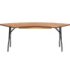 Flash Furniture Ginny Folding Table, 60" x 30", Natural (YTWSFT6030SP)