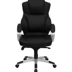 Flash Furniture Hawkins Ergonomic LeatherSoft Swivel High Back Executive Office Chair, Black (H9626L2)