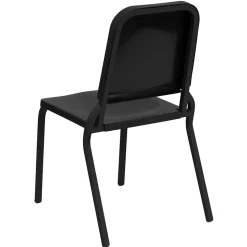 Flash Furniture HERCULES Series Plastic Stackable Melody Band/Music Chair, Black (HFMUSIC)