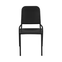 Flash Furniture HERCULES™ Polypropylene Stackable Melody Band/Music Chair, Black, 12/Pack