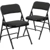 Flash Furniture HERCULES Series Fabric Banquet/Reception Chair, Black, 2/Pack (2AWMC309AFBLK)