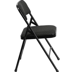 Flash Furniture HERCULES Series Fabric Banquet/Reception Chair, Black, 2/Pack (2AWMC309AFBLK)