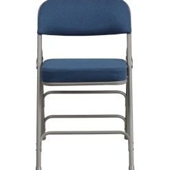 Flash Furniture HERCULES Series Fabric Folding Chair, Navy, 2/Pack (2AWMC320AFNVY)