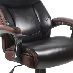 Flash Furniture Hercules Series Ergonomic LeatherSoft Swivel Big & Tall Executive Office Chair, Brown (GO2223BN)
