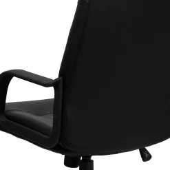 Flash Furniture Holly Vinyl Swivel High Back Executive Office Chair, Black (H8021)