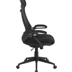 Flash Furniture Ivan Ergonomic Mesh Swivel High Back Executive Office Chair, Black (HL0018)