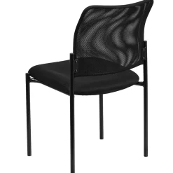 Flash Furniture Jana Mesh Stackable Side Chair, Black (GO5152)