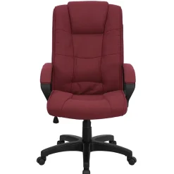 Flash Furniture Jessica Fabric Swivel High Back Executive Office Chair, Burgundy (GO5301BBY)
