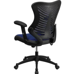 Flash Furniture Kale Ergonomic Mesh Swivel High Back Executive Office Chair, Blue (BLZP806BL)