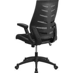 Flash Furniture Kale Ergonomic Mesh Swivel High Back Executive Office Chair, Black (BLZP809BK)