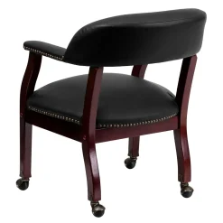 Flash Furniture Leather Conference Chair, Black (BZ100LFBKLEA)