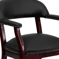 Flash Furniture Leather Conference Chair, Black (BZ100LFBKLEA)