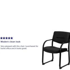 Flash Furniture LeatherSoft Executive Chair, Black (BT-510-LEA-BK-GG)