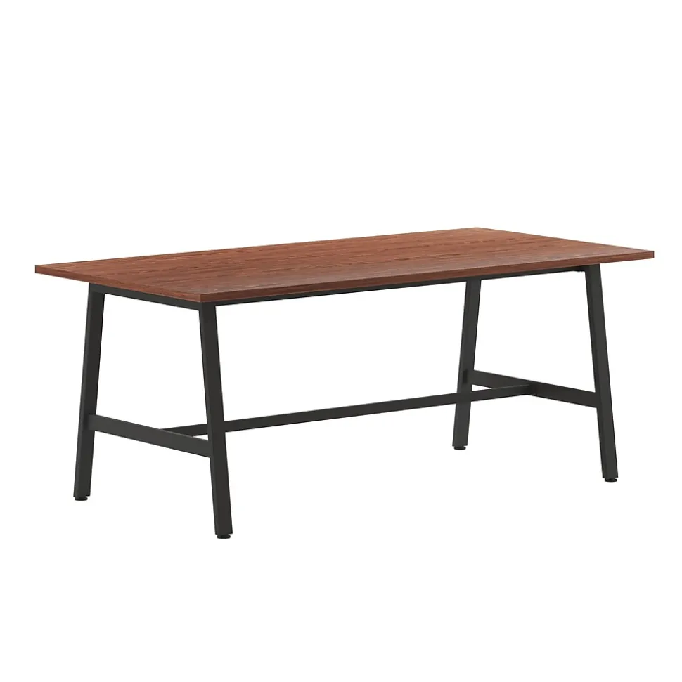 Flash Furniture Redmond 72"W x 36"D Conference Table, Laminate, Walnut (MTM7236WLTABF)