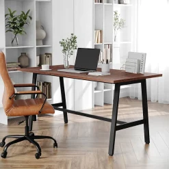 Flash Furniture Redmond 60"W x 30"D Conference Table, Laminate, Walnut (MTM6030WLTABF)