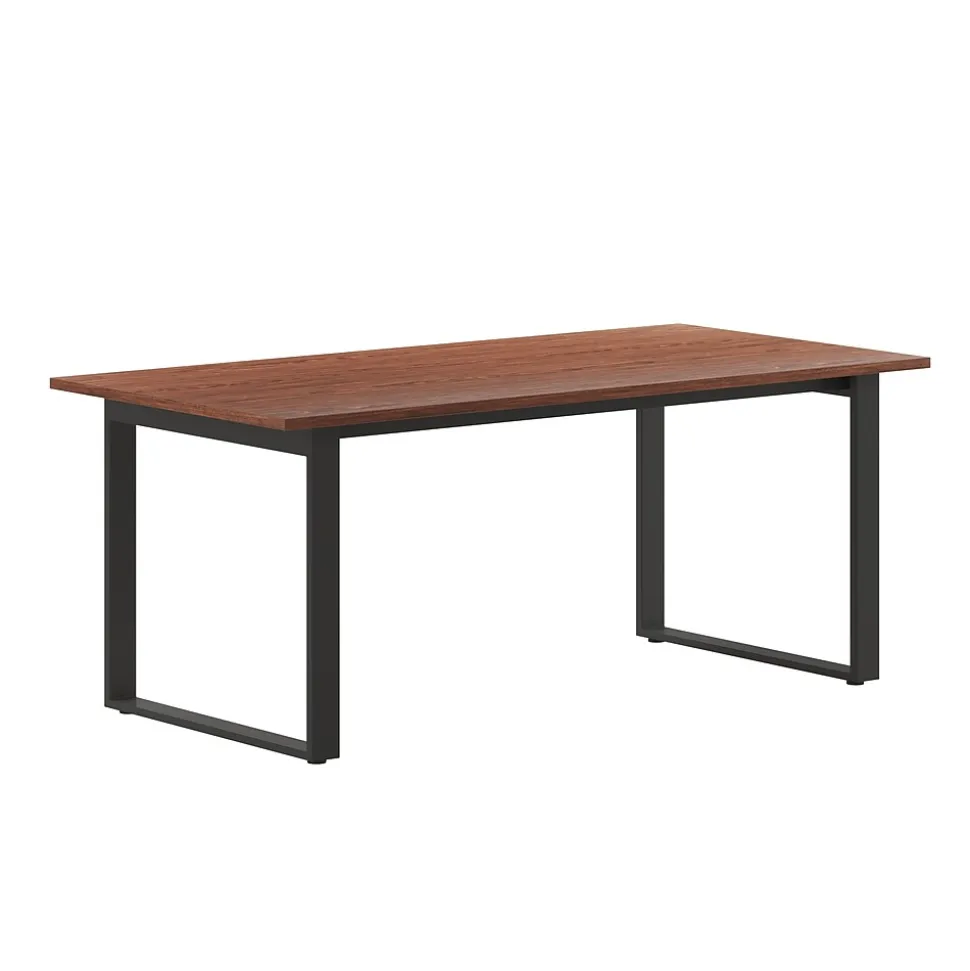 Flash Furniture Redmond 72"W x 36"D Conference Table, Laminate, Walnut (MTM7236WLTUBF)