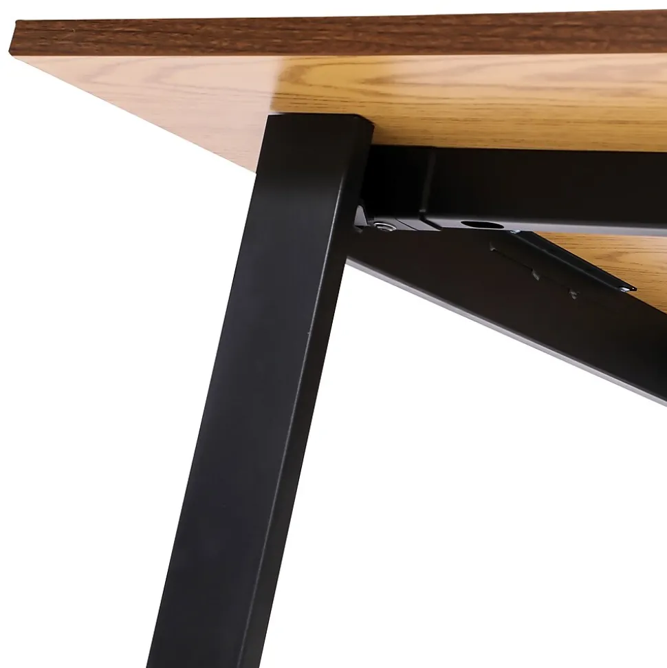 Flash Furniture Redmond 72"W x 36"D Conference Table, Laminate, Walnut (MTM7236WLTUBF)