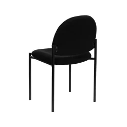 Flash Furniture Tania Fabric Stackable Side Reception Chair, Black (BT5151BK)