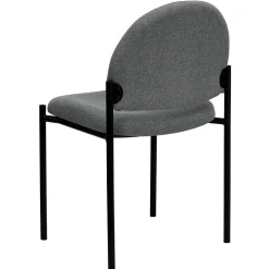 Flash Furniture Tania Fabric Stackable Side Reception Chair, Gray (BT5151GY)
