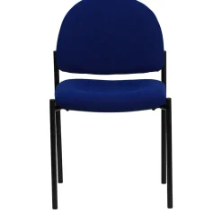 Flash Furniture Tania Fabric Stackable Side Reception Chair, Navy (BT5151NVY)