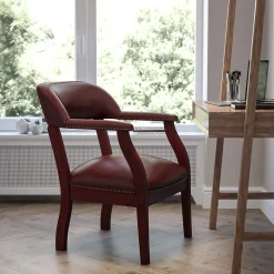 Flash Furniture Vinyl Conference Chair, Oxblood (BZ105OXBLD)