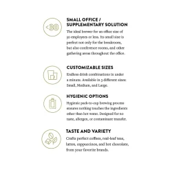 Flavia AROMA 10-Cup Commercial Automatic Coffee Maker, Black (18000564)