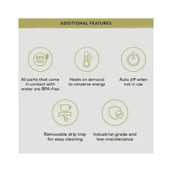 Flavia AROMA 10-Cup Commercial Automatic Coffee Maker, Black (18000564)