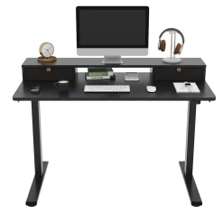 FlexiSpot EC9B Series 48"W Electric Adjustable Standing Desk, Black (EC9BDO04B)