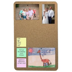 Flipside Cork Bulletin Board, 2' x 1.5', 5/Carton (10086)