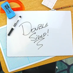 Flipside Dry Erase Base Ten Grid Boards, 12/Pack (11261)