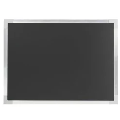 Flipside Dry-Erase Blackboard, Aluminum Frame, 2' x 1.5' (17921)