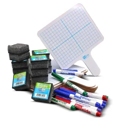 Flipside Dry-Erase Graphing Paddle, Pen, and Eraser Class Pack, 36/Set (19125)