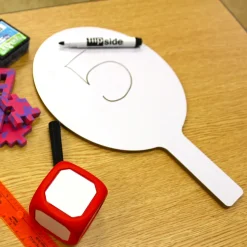 Flipside Oval Dry-Erase Paddle, Eraser, and Pen Class Pack, 36/Set (11232)