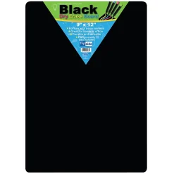Flipside Products Black Melamine Mobile Dry-Erase Whiteboard, 9" x 12", Pack of 4 (FLP40065-4)